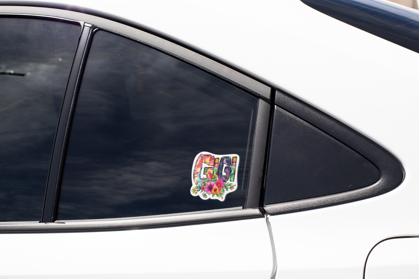 GiGi Florar 4.5 inch Decal Fashion Woman – Sticker Graphic – Car, Window, PS836