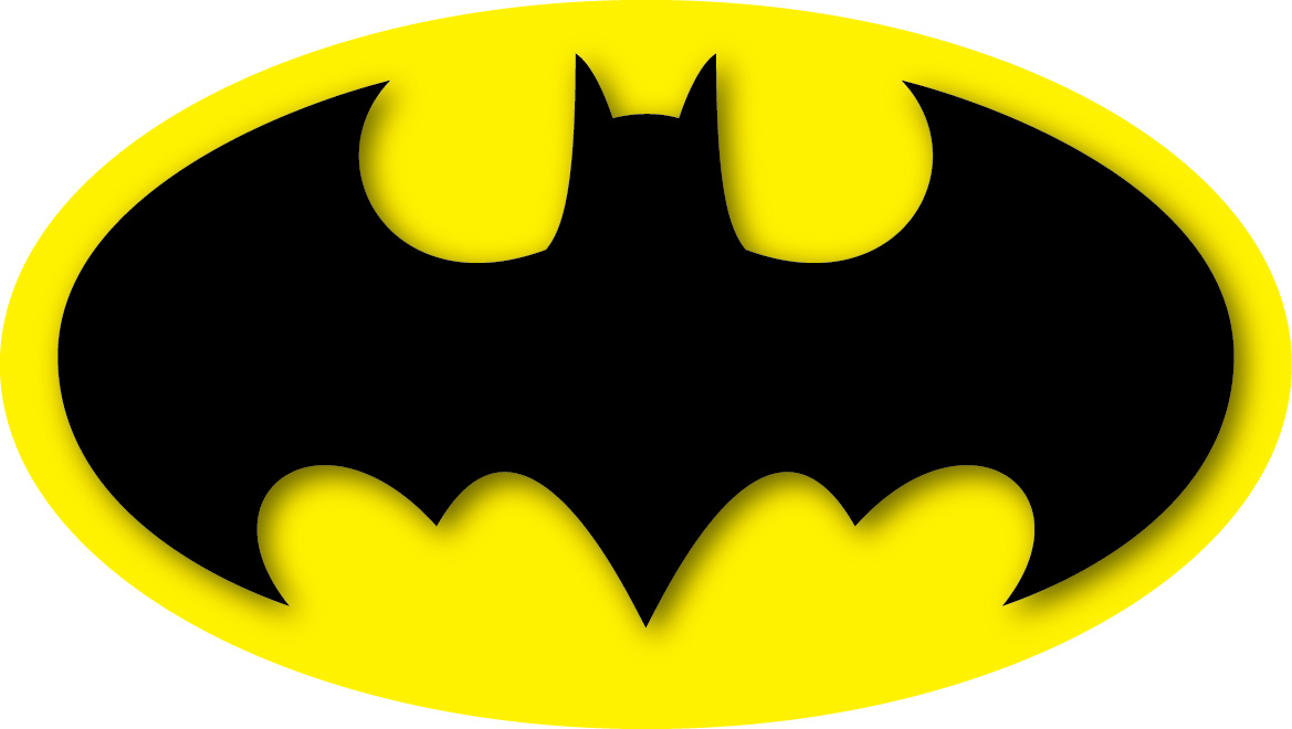 Batmen logo large removable vinyl wall decal sticker 24"