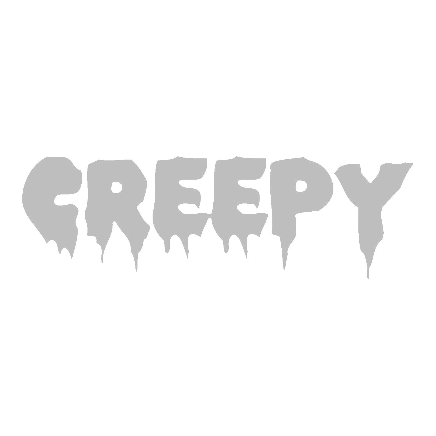 Creepy Sticker Halloween Decals