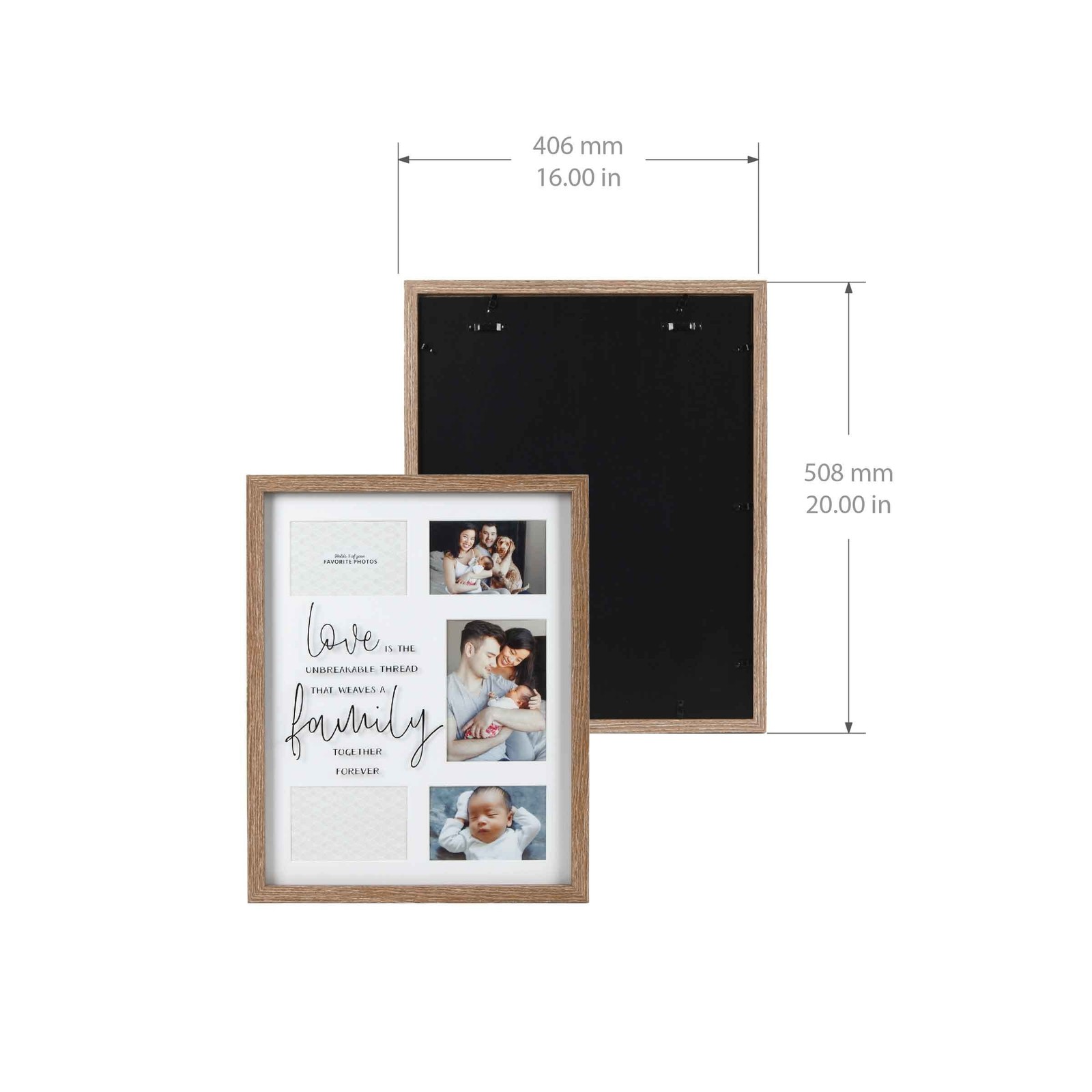 Prinz 5-Opening 16X20 Family Together Forever Wall Collage Picture Frame, Hol…