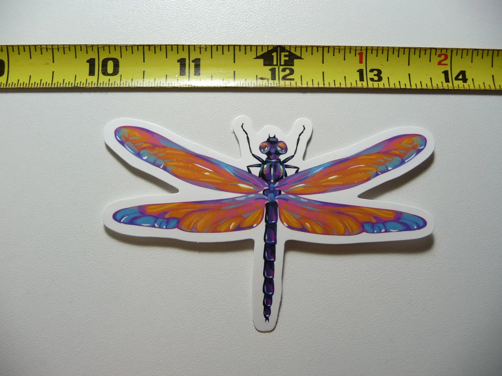 DRAGONFLY #1 SMALL STICKER DECAL BUG INSECT FUN FUNNY