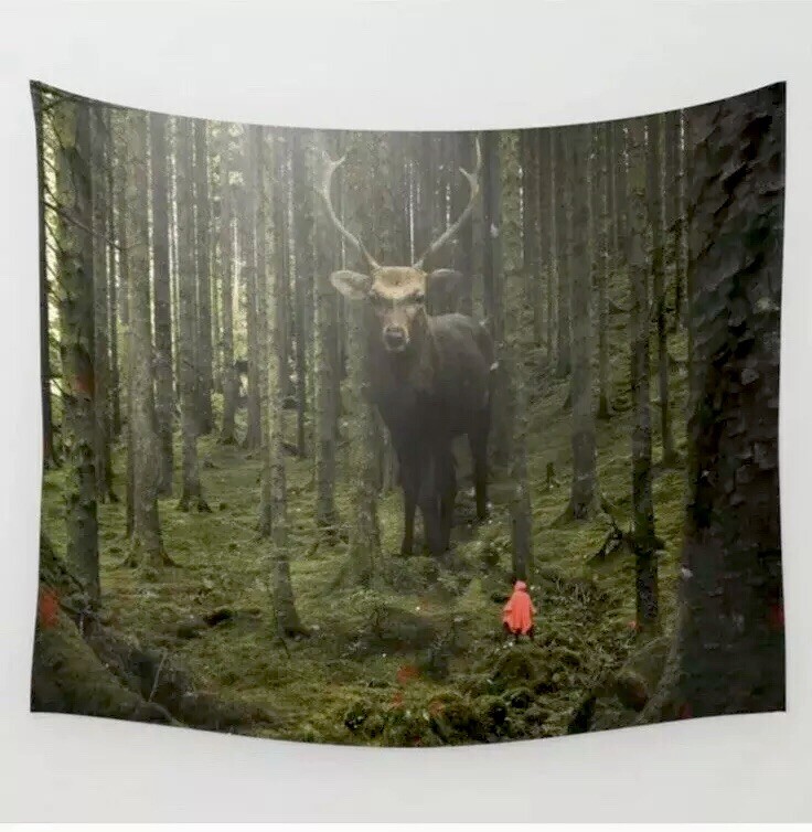Mystical, Haunting, Outdoorsman, Nature, Deer Society 6 Sold Out Large Mural 8×8