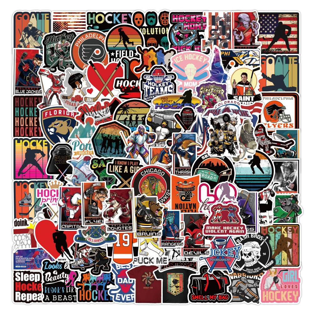 100Pcs Football Sticker for Adults Teens Girls Scrapbooking Water Bottles