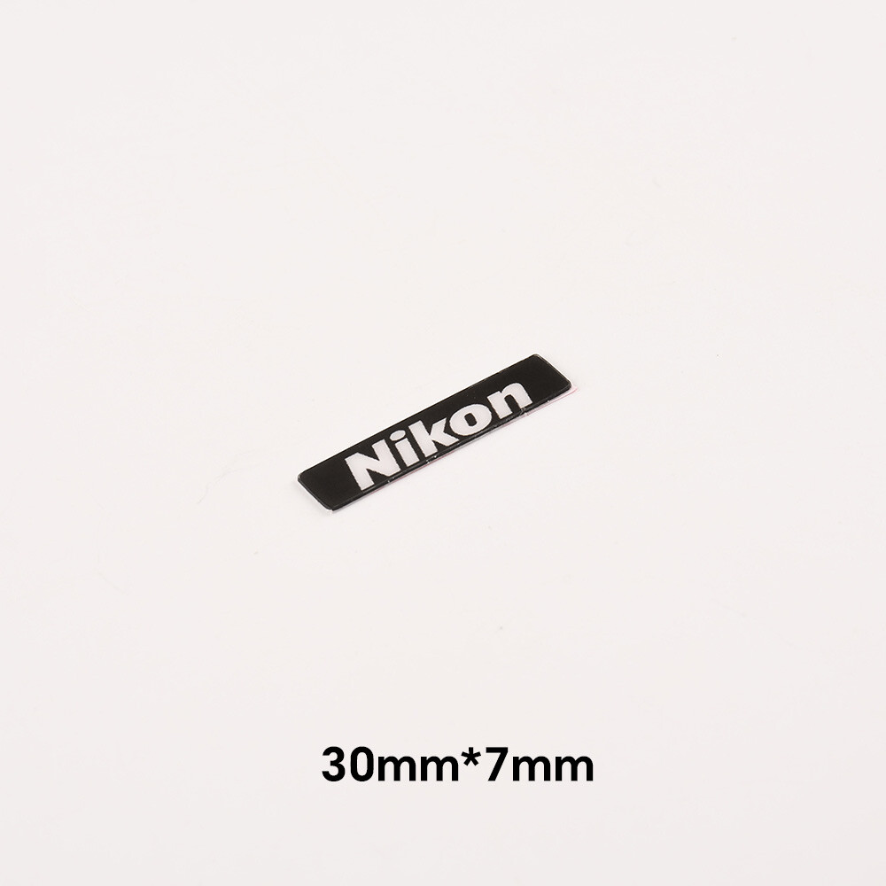 4Pcs Hard plastic Sticker Nikon replacement Badge Logo Camcorder DIY Decoration