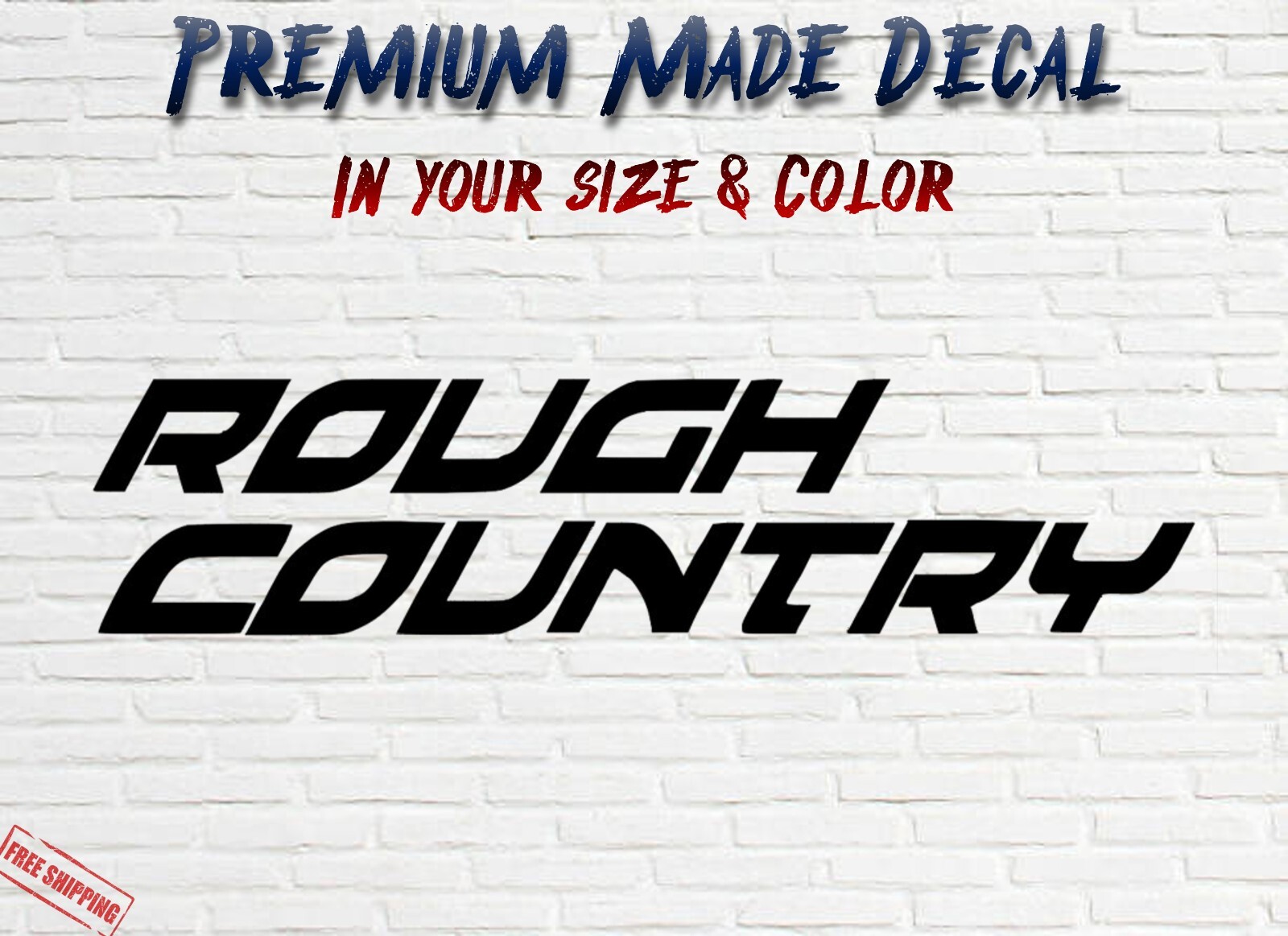 Rough Country Sticker 3" 4" 5" 7.5" 11" Suspension Lift Shocks Silverado Sierra