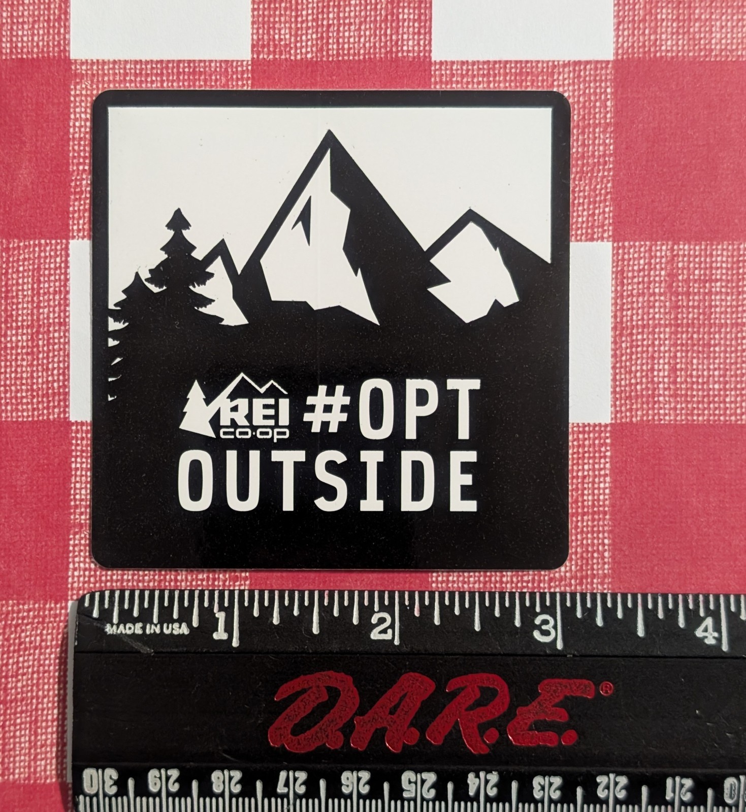 REI Co-op Opt Outside Sticker – #OptOutside Outdoor Mountain Camping Lifestyle