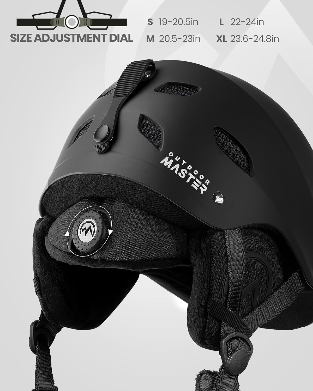 OutdoorMaster Kelvin Ski Helmet – Snowboard Helmet for Men, Women & Youth