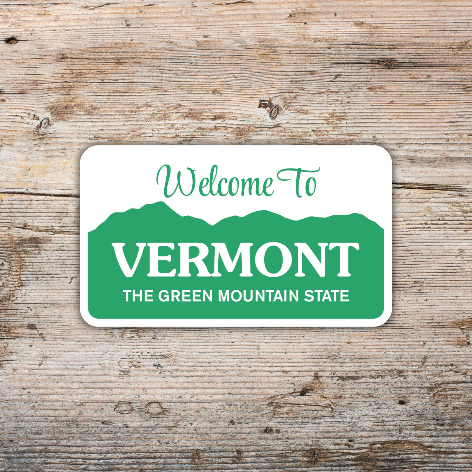 Welcome to Vermont Sticker The Green Mountain State Vinyl Waterproof Decal