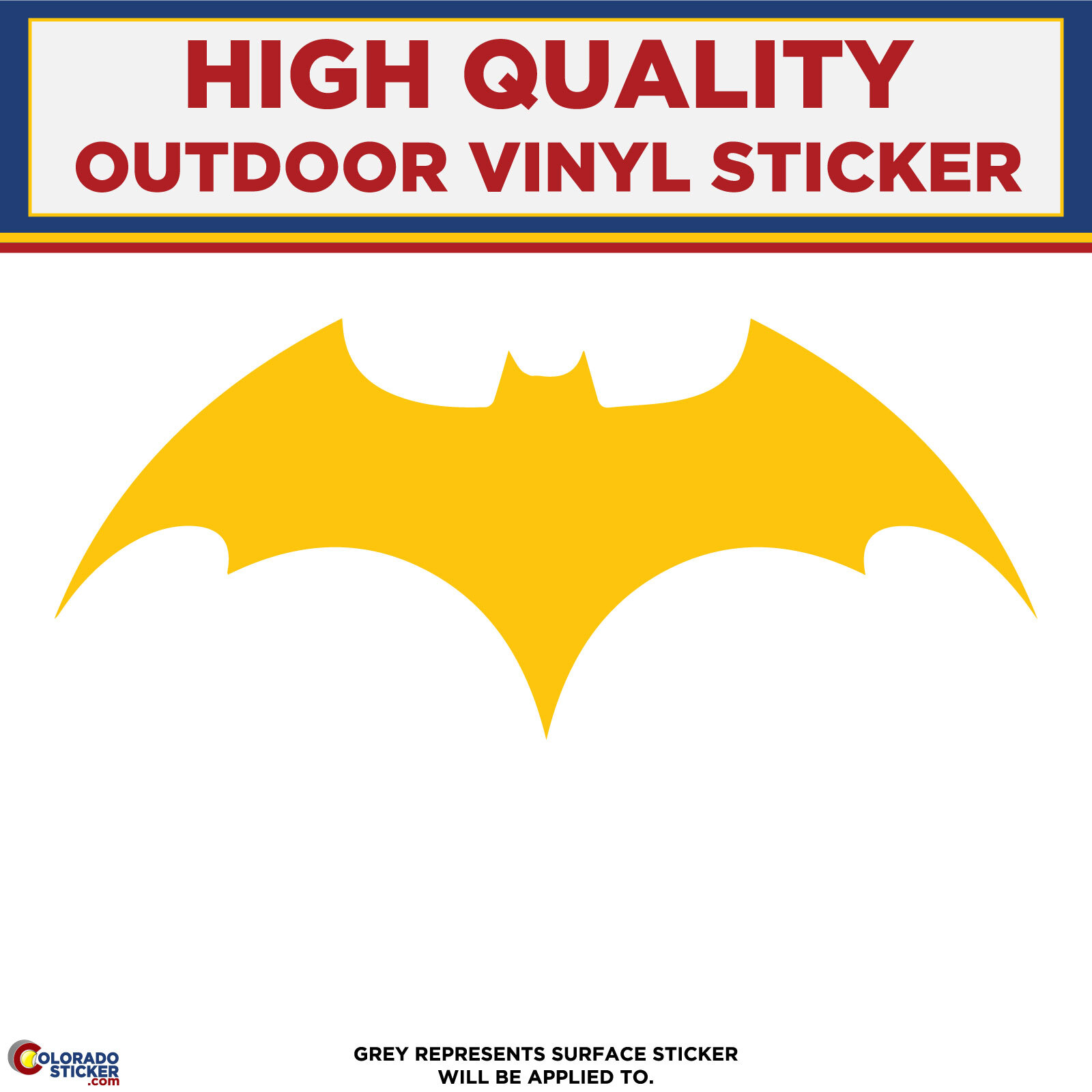 Batman Die Cut, High Quality Vinyl Stickers