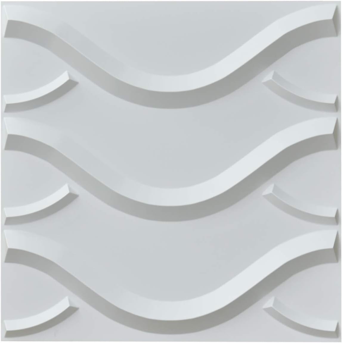 Decorative 3D Wall Panels 12 Pack 19.7" x 19.7" Creative Wall Panel Indoor