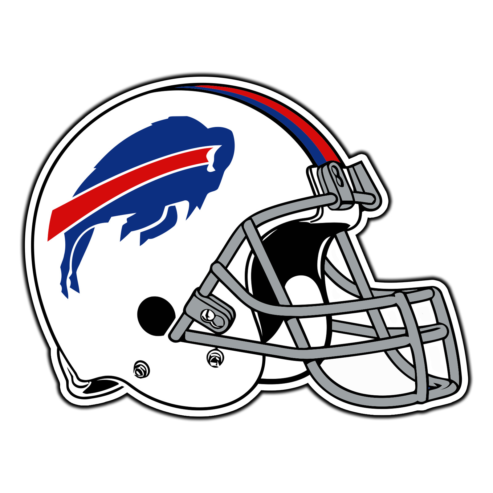 Buffalo Bills Helmet Logo #8 Football Sticker Waterproof Vinyl Decal Die-Cut Car