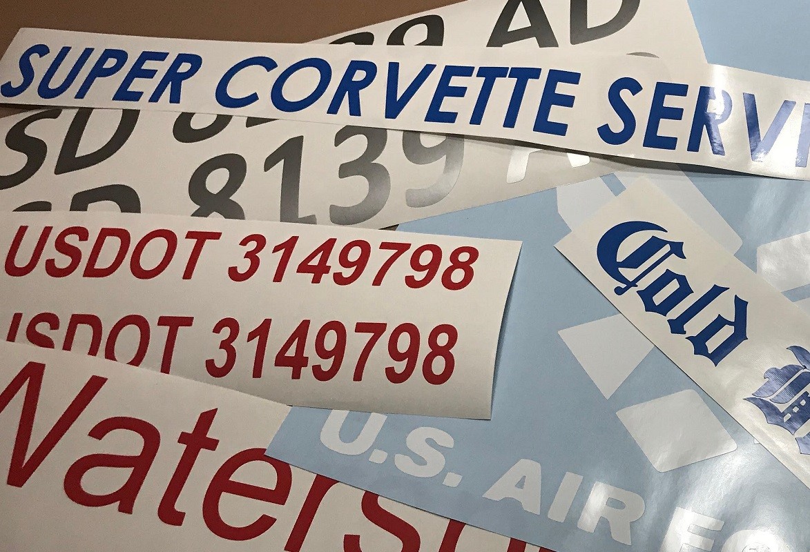 Custom Vinyl Decals Text Letters Numbers Personalized Stickers Car Window Home