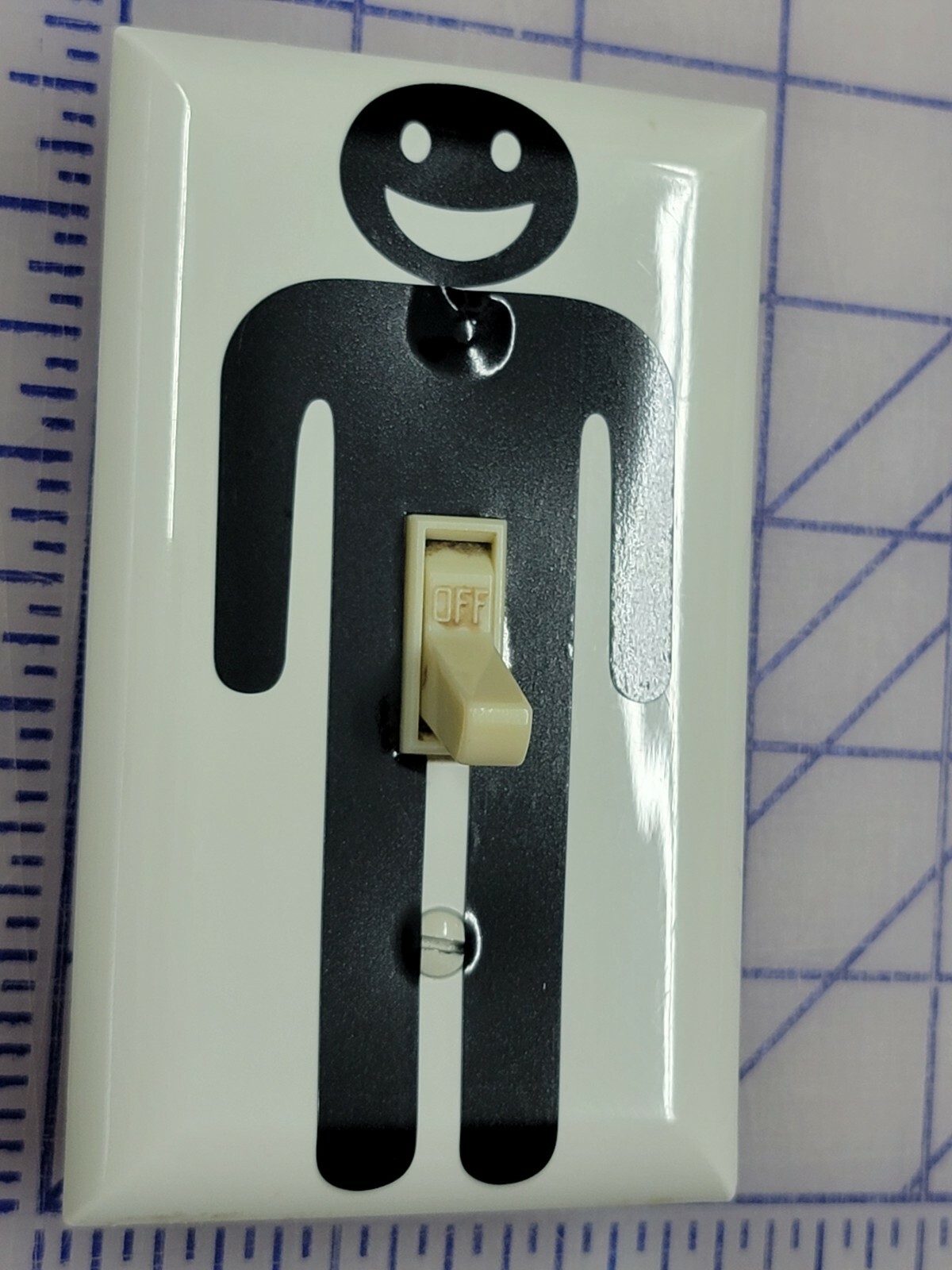 Light Switch Guy funny vinyl sticker decal for normal light switch Great Gift