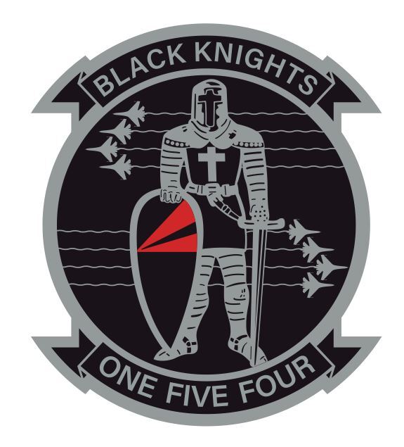 VFA-154 Strike Fighter Squadron 154 Black Knights Sticker Decal M862