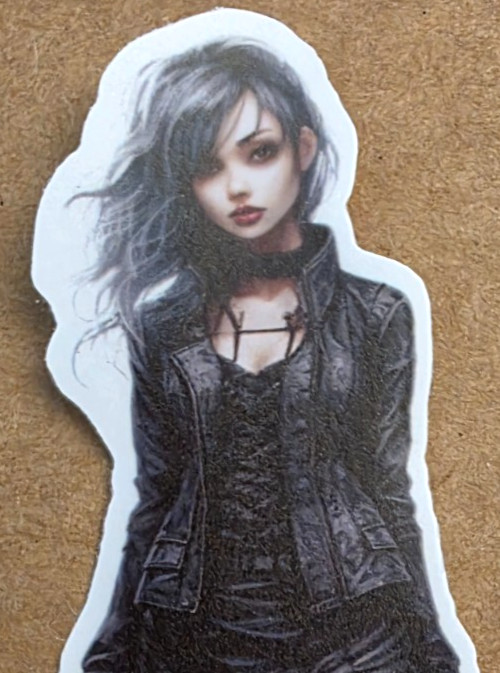 Halloween Sticker Girl Witch Vampire Ghost Gothic Punk Emo Comic Anime Manga Art