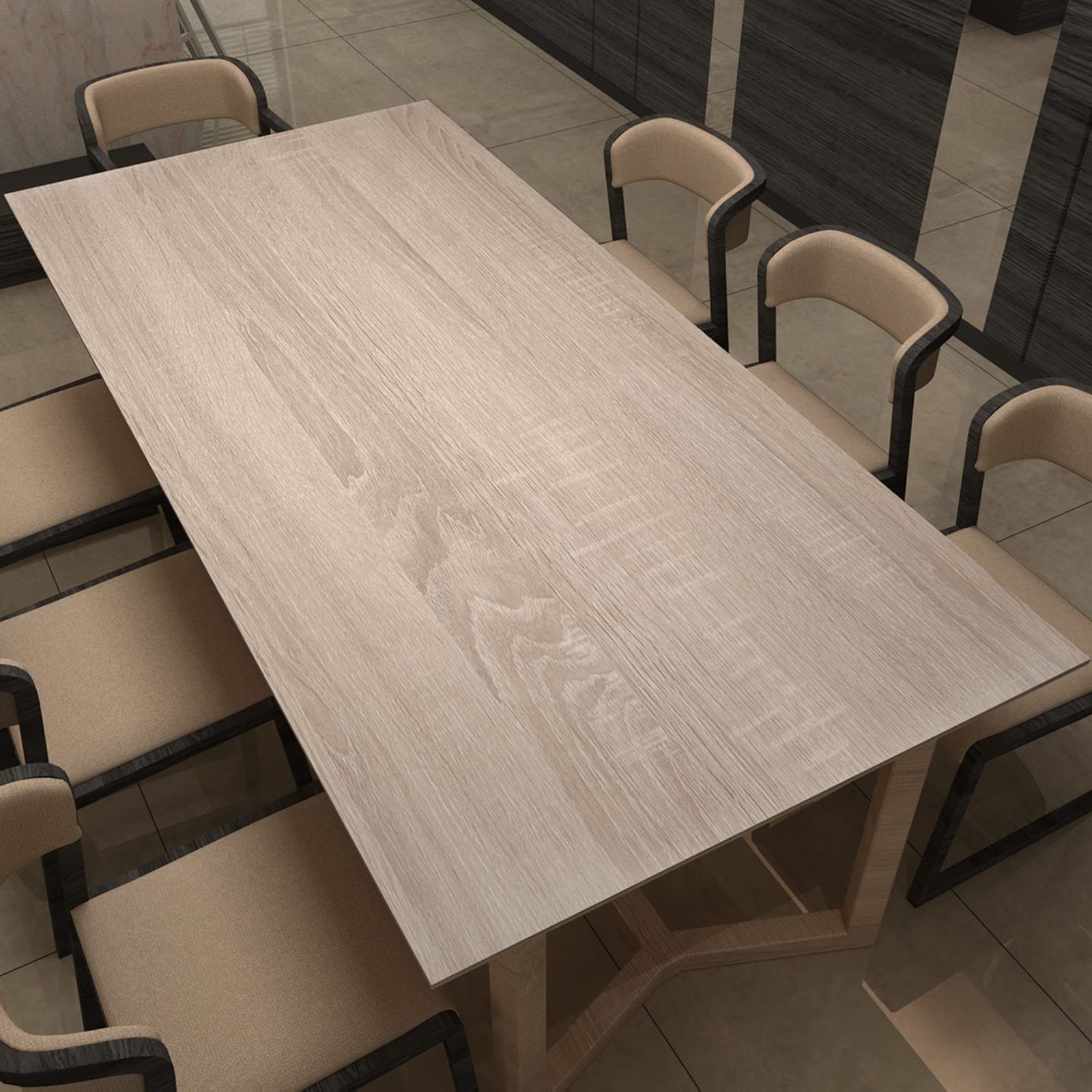 Light Brown Wood Wallpaper Peel and Stick Wood Grain Contact Paper Waterproof…