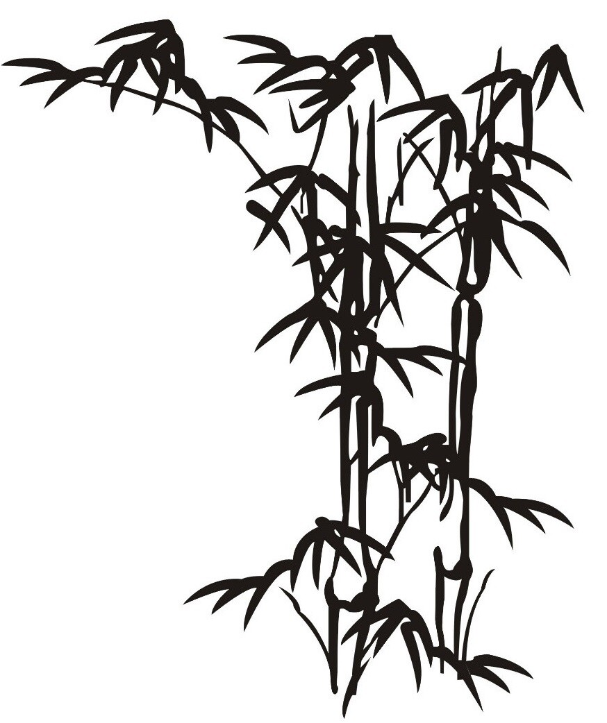 Bamboo Outdoor Nature Plants Decal Office Bedroom Vinyl Wall Mural Decor Sticker