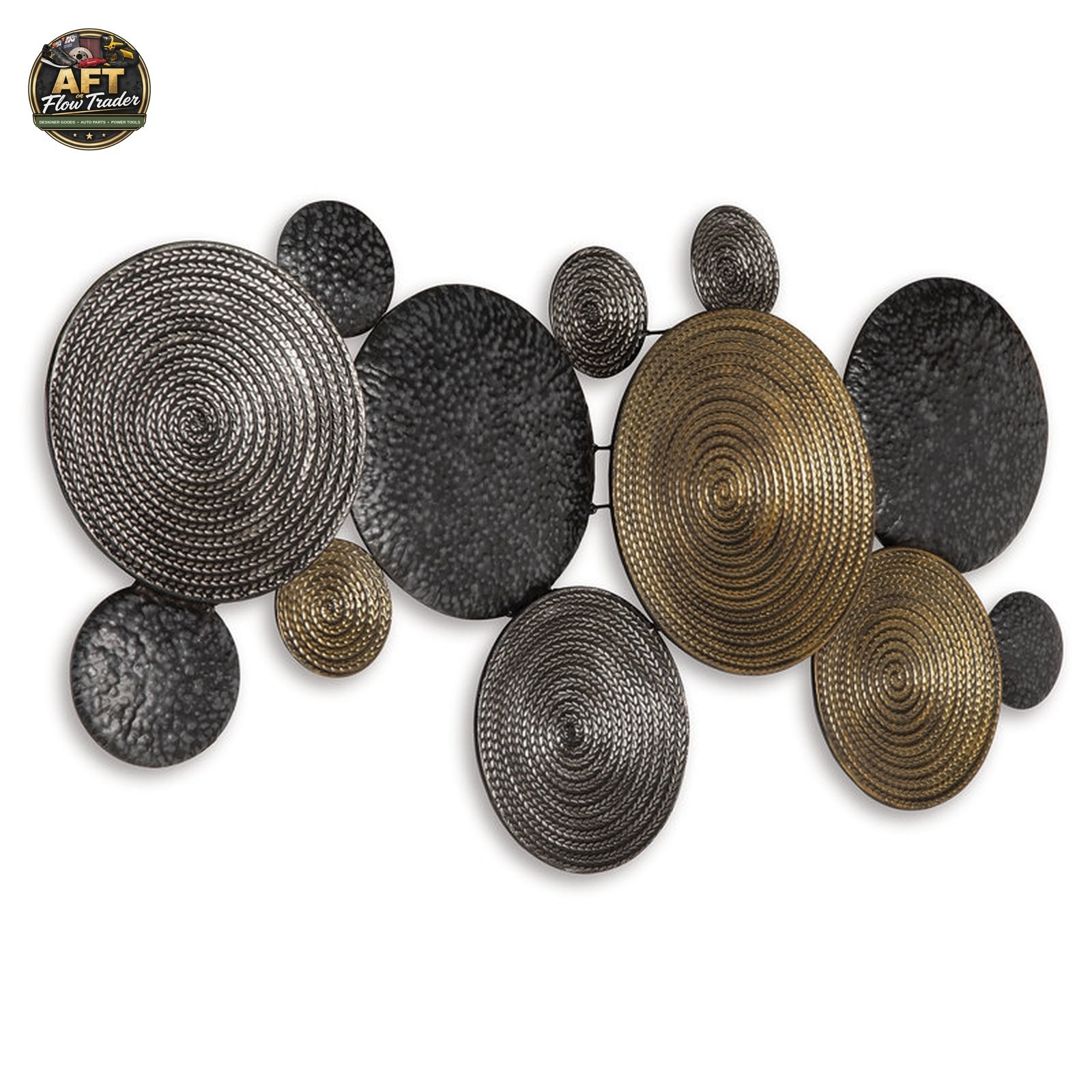 Boho Abstract Wall Decor on Metal – Dakota Fields