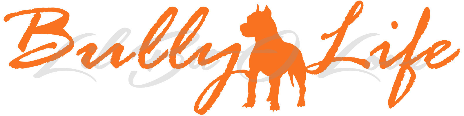 BULLY LIFE VINYL DECAL 22.5 X 5.6 AUTO PIT BULL PET DOG STICKER CAR WINDOW
