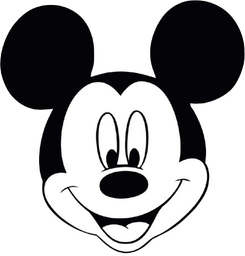Disney Mickey Mouse Face Vinyl Decal- Mickey | Mouse | For mirrors, Tumblers,