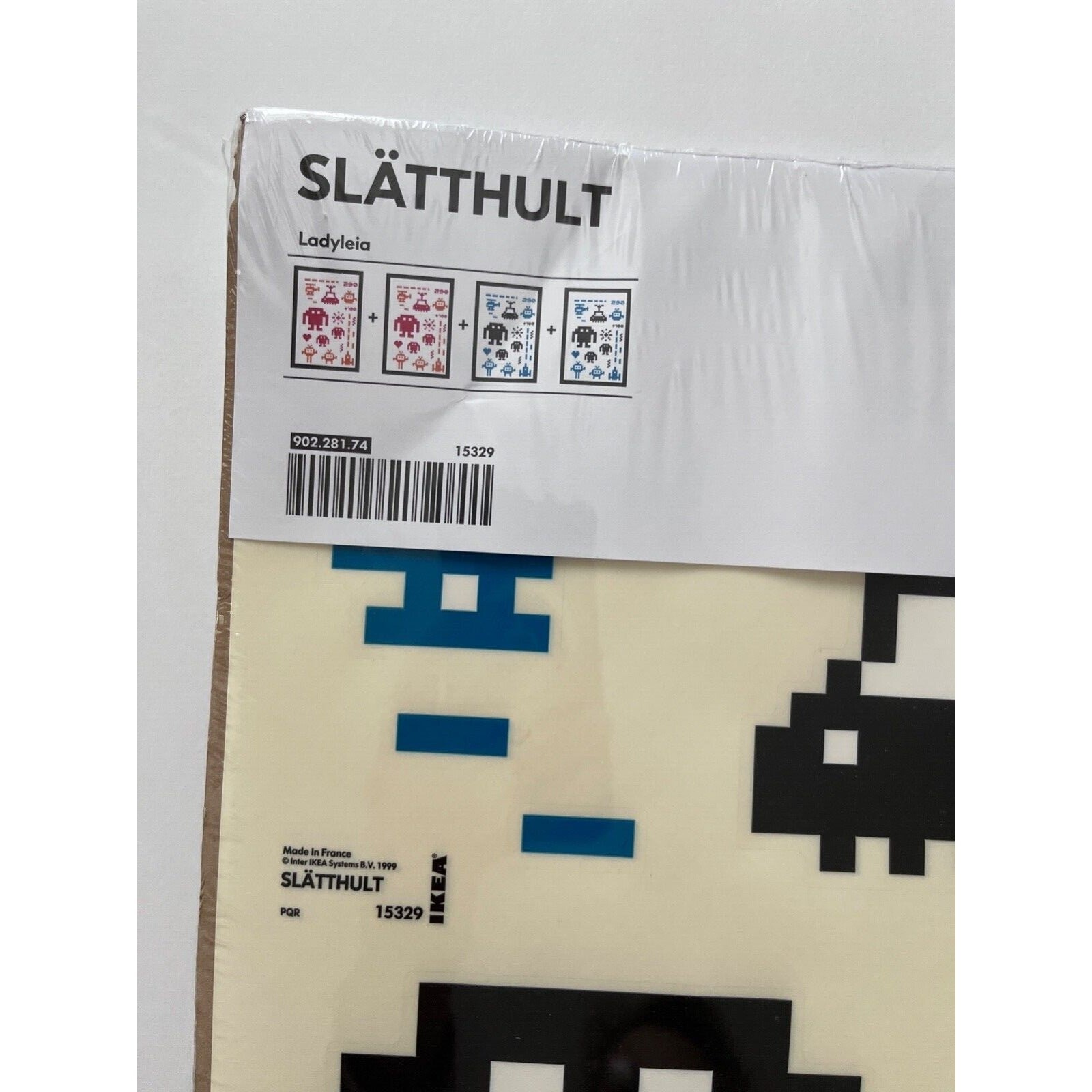 Arcade Alien Wall Art Decals Ikea Slatthult Ladyleia New Pixel Art Style Retro