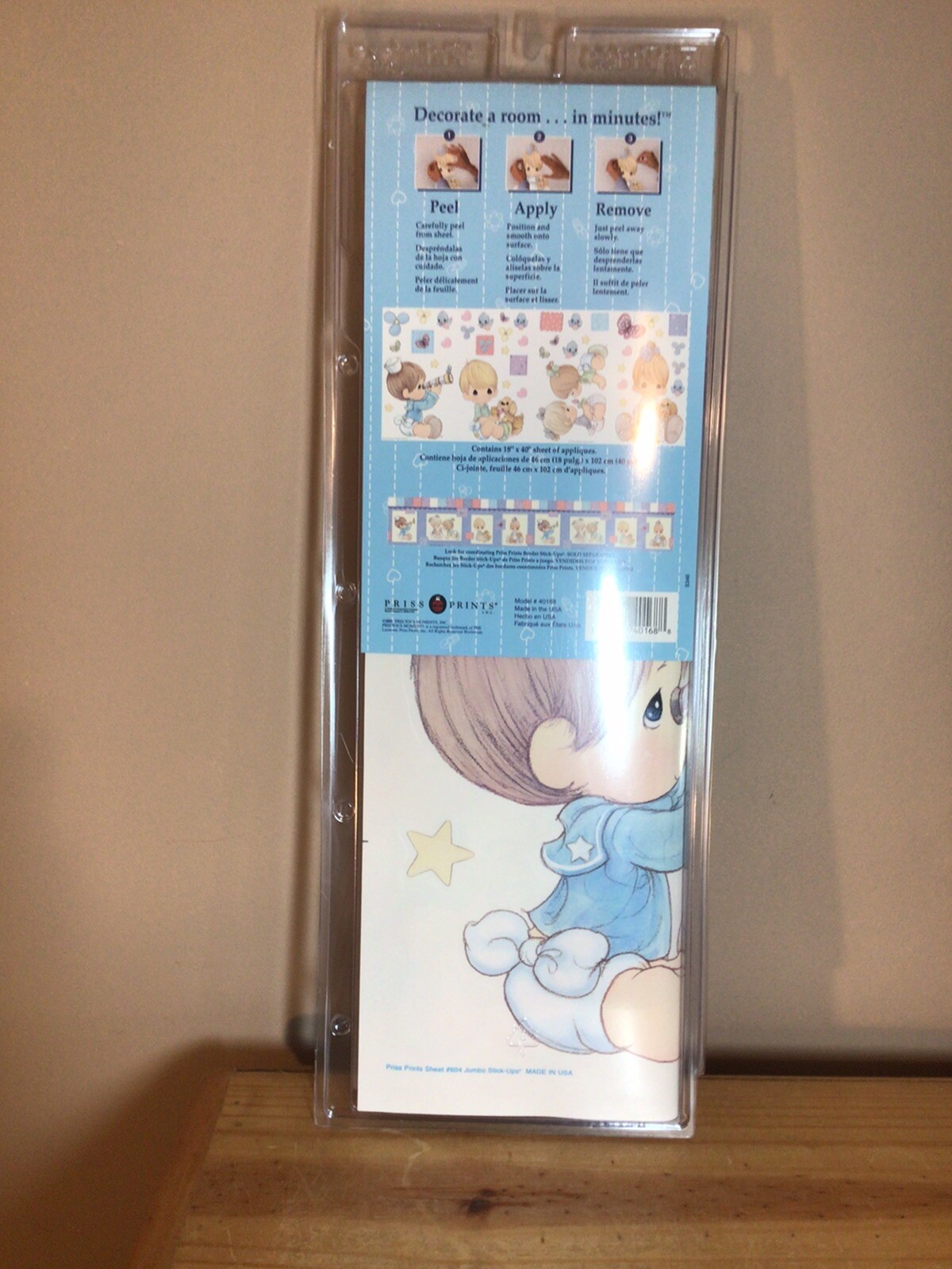 Precious Moments Jumbo Stick-Ups 25+ Reusable Pre-Cut Decorations NEW