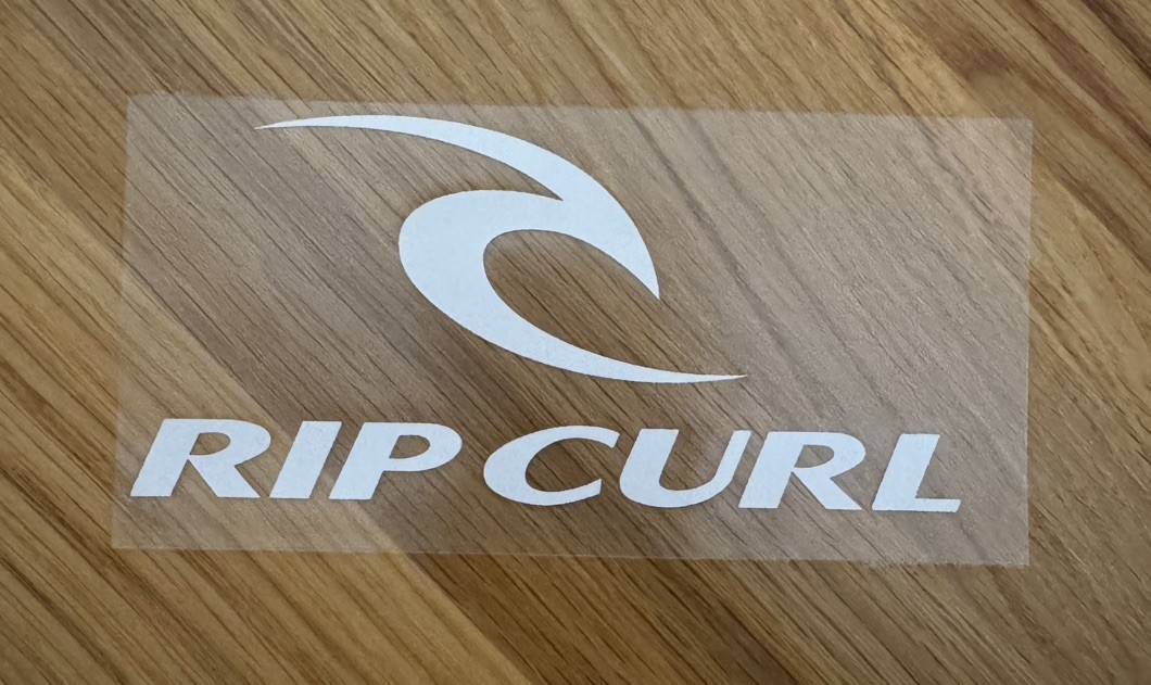 Lot of Six Rip Curl Stickers – Die cut window Decal Surf Surfboard Surfing Beach