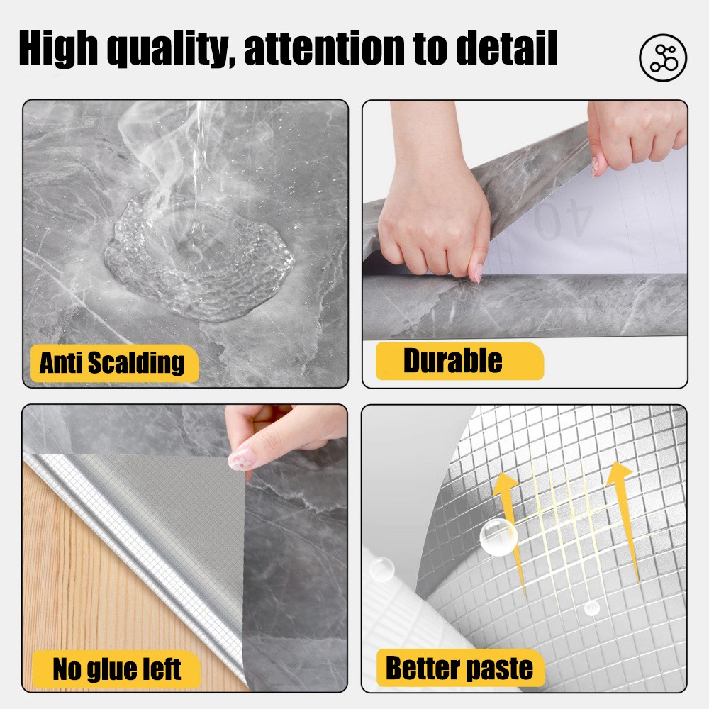 Durable Peel and Stick Wallpaper Anti-Slip Shower Floor Decals, Safe&Waterproof