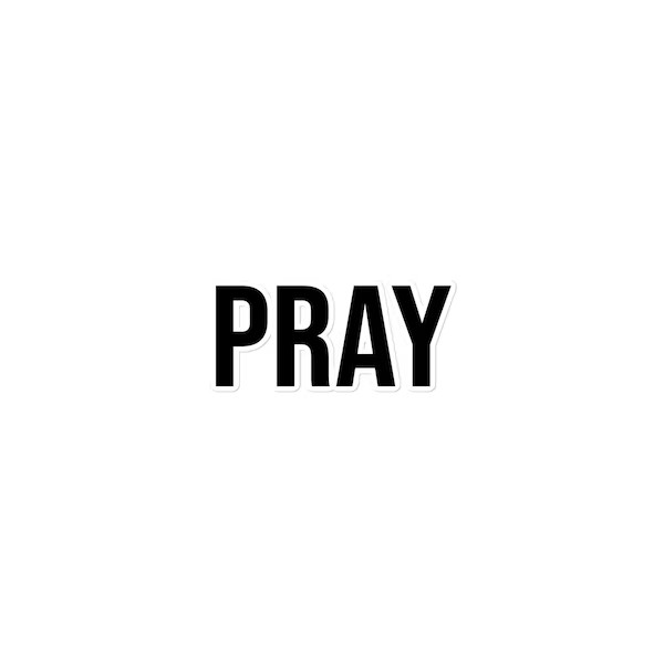 FREEDOM CHARLIE KIRK PRAY Vinyl Die Cut Car Decal Sticker – FREE SHIP!!