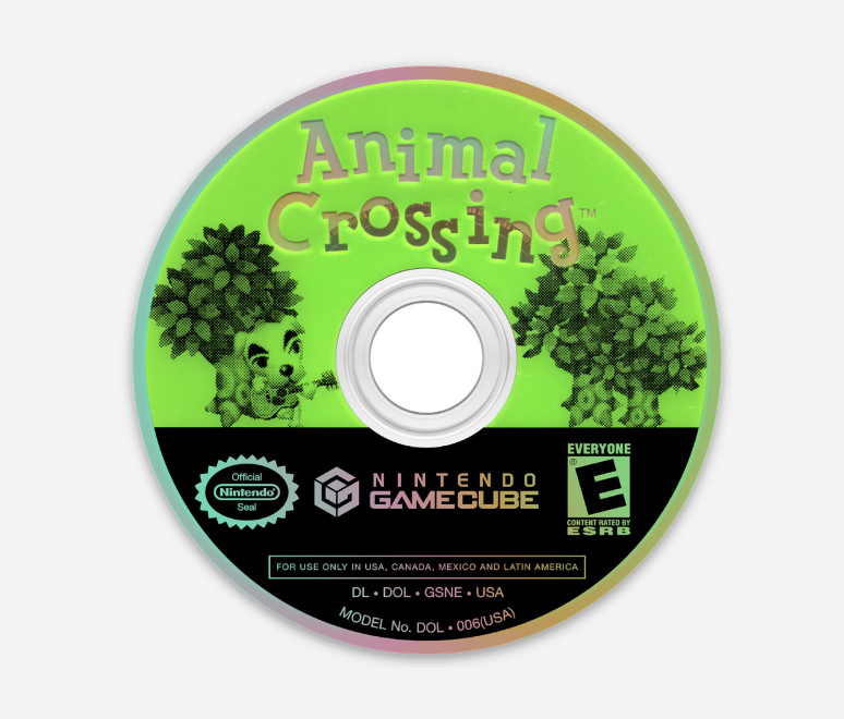 3" Animal Crossing STICKER Gamecube Disc Decal KK Slider Tom Nook Isabelle