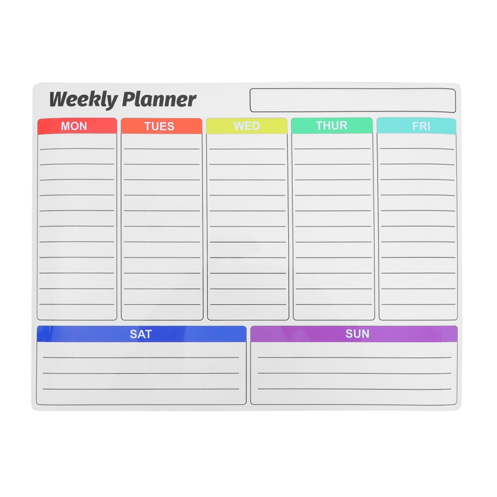 Monthly Planner Whiteboard Adhesive Dry Erase Decal Wall Calendar