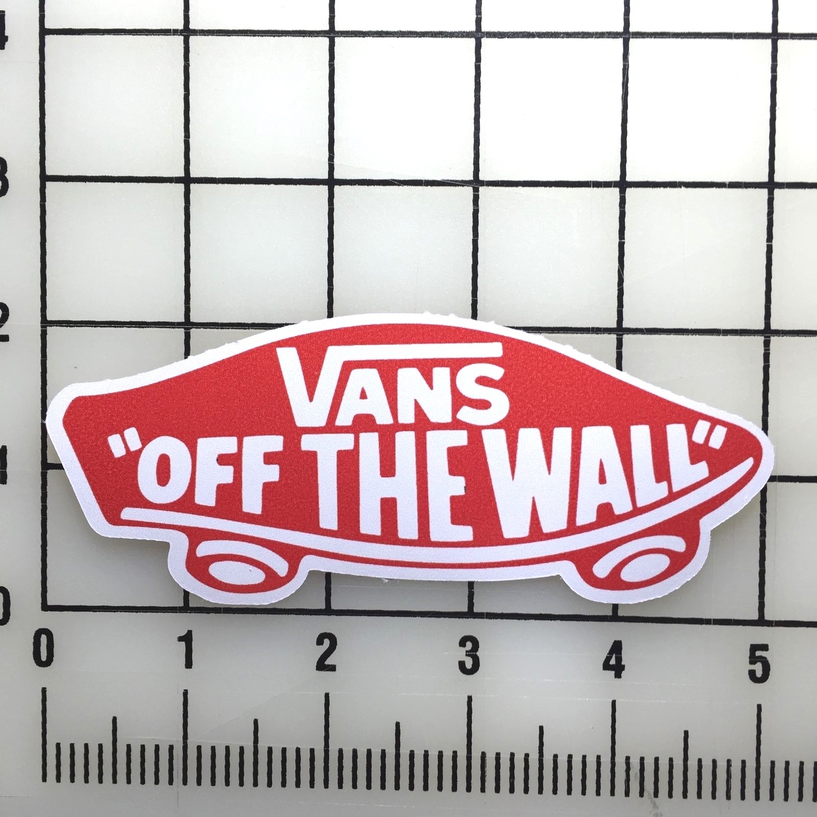 Vans 5" Wide Vinyl Decal Sticker BOGO