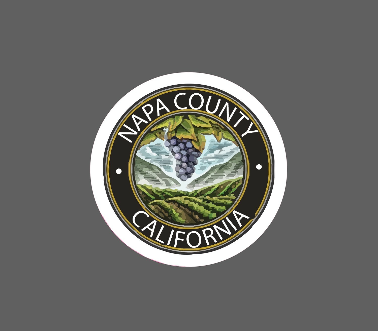 Napa County Sticker California Waterproof – Buy Any 4 For $1.75 Each Storewide!