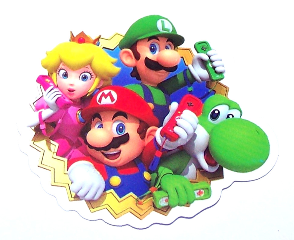 Super Mario Bros Cut – Sticker Decal Movie Nintendo Video Game Mario Princess