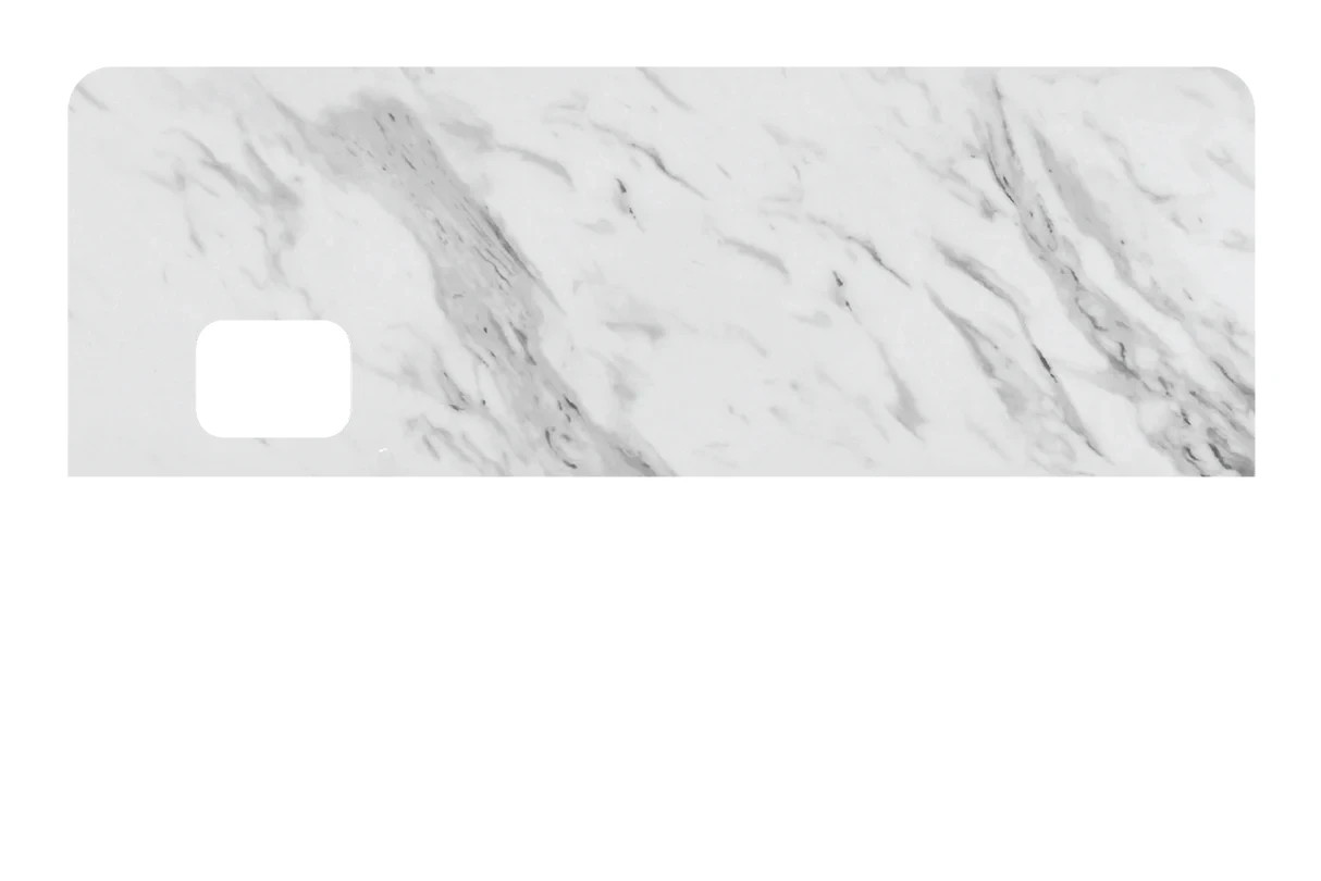 White Marble Elegant Luxury Card Skin 4 Pack Minimalist Classic Veining Decal