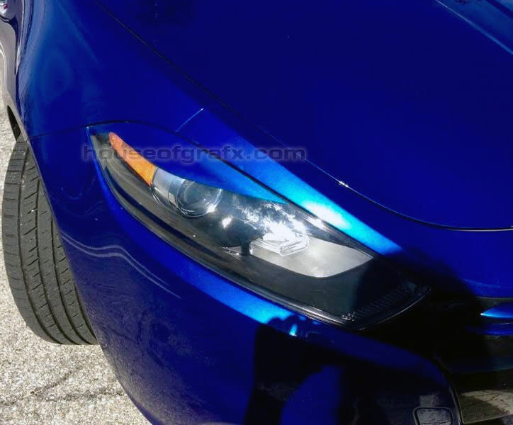 Vinyl eyelids eyebrow decals graphics stickers fit 2013 2014 2015 Dodge Dart