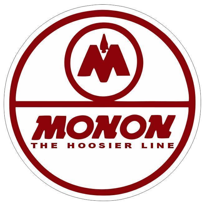 Monon Railroad Railway Train Sign Sticker Decal R6981