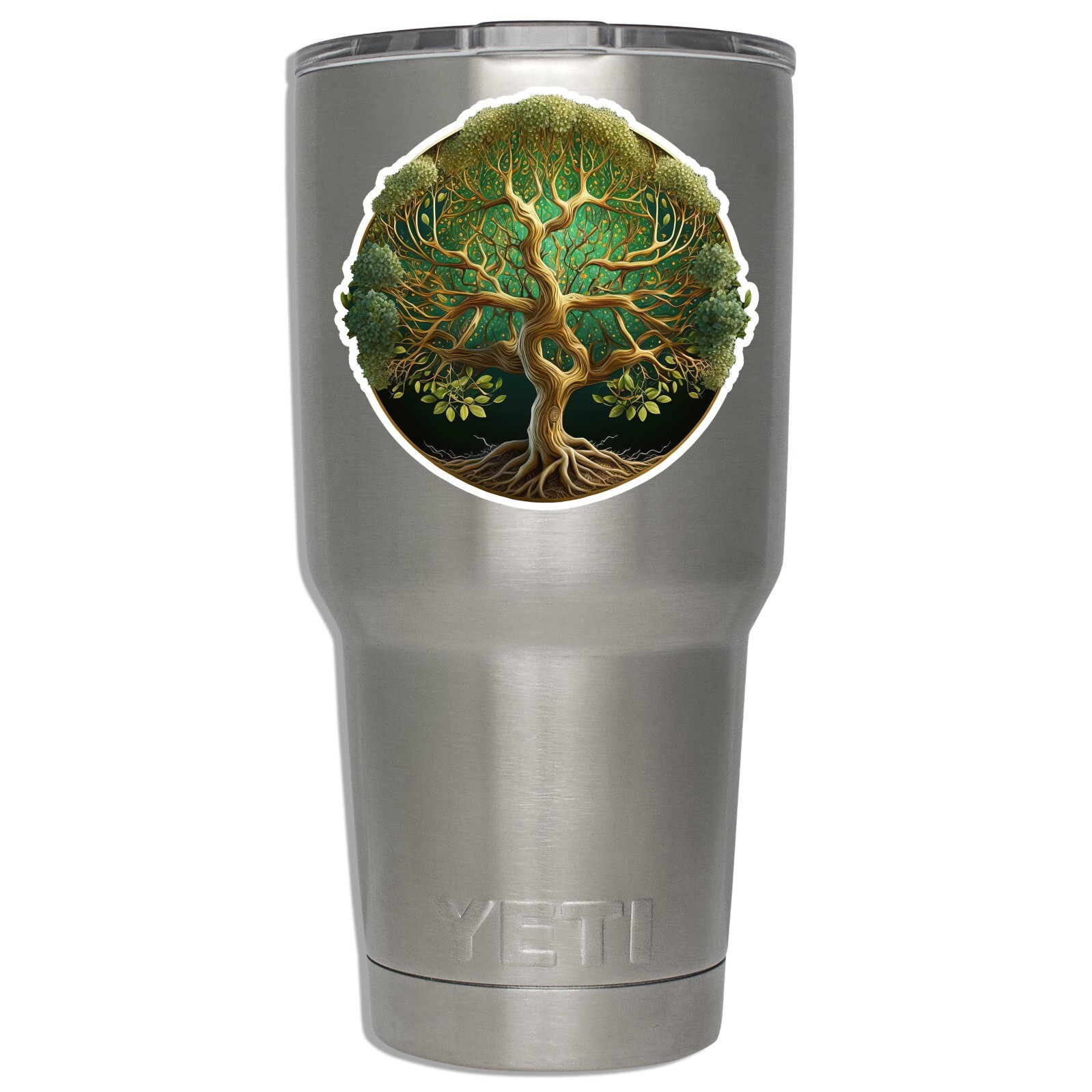 Yggdrasi Tree of Life Vinyl Sticker for suitcase, Celtic Knot Tree laptop, Car