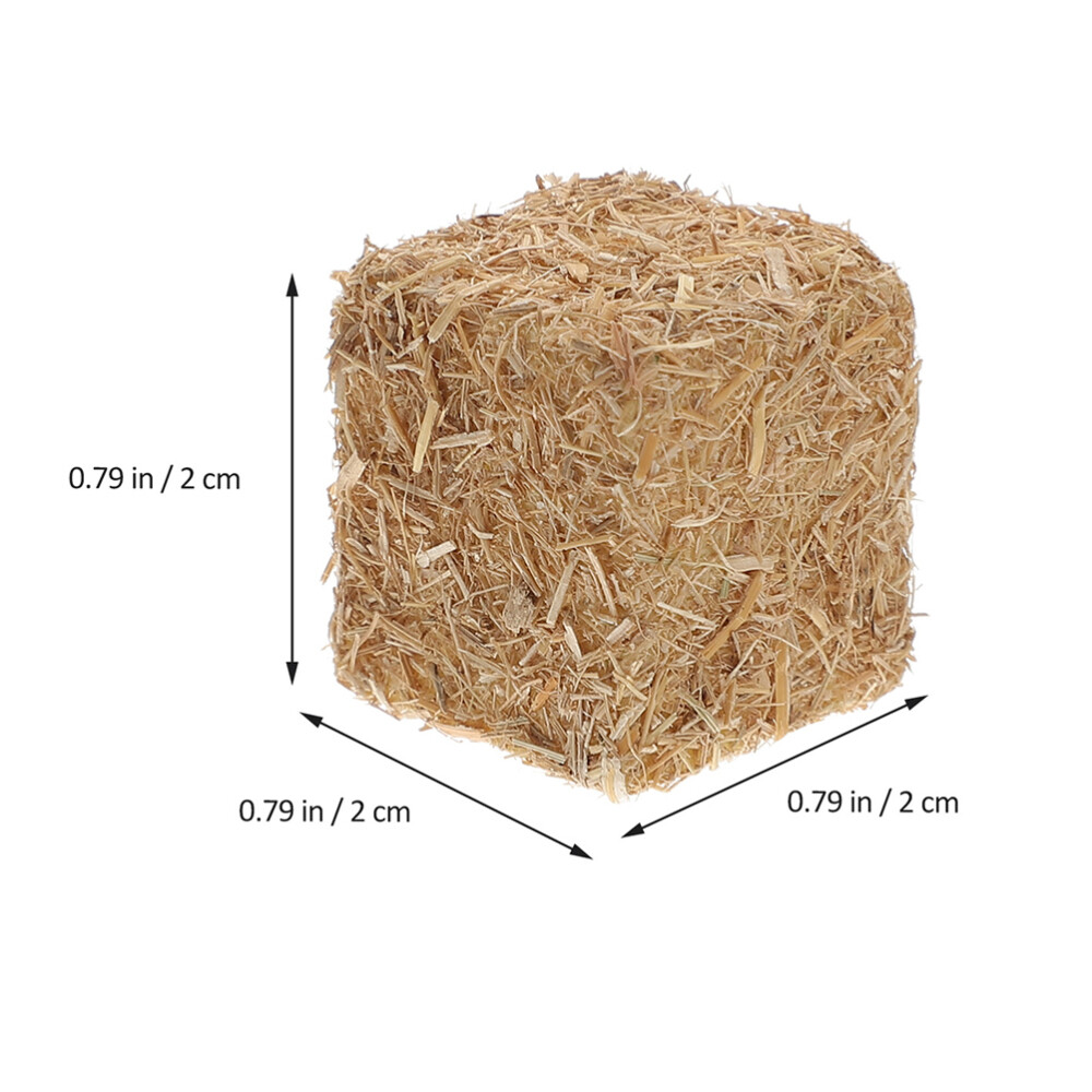 Mini Cylinder Bales Cube Bales Rectangular Bales Mini Hay Bales for Scene Decor