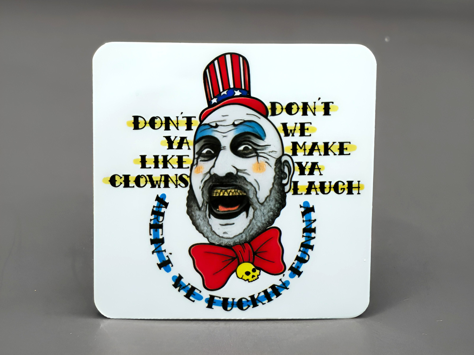 Captain Spaulding Inspired Stickers House Of A 1000 Corpses Decals Clown Horror