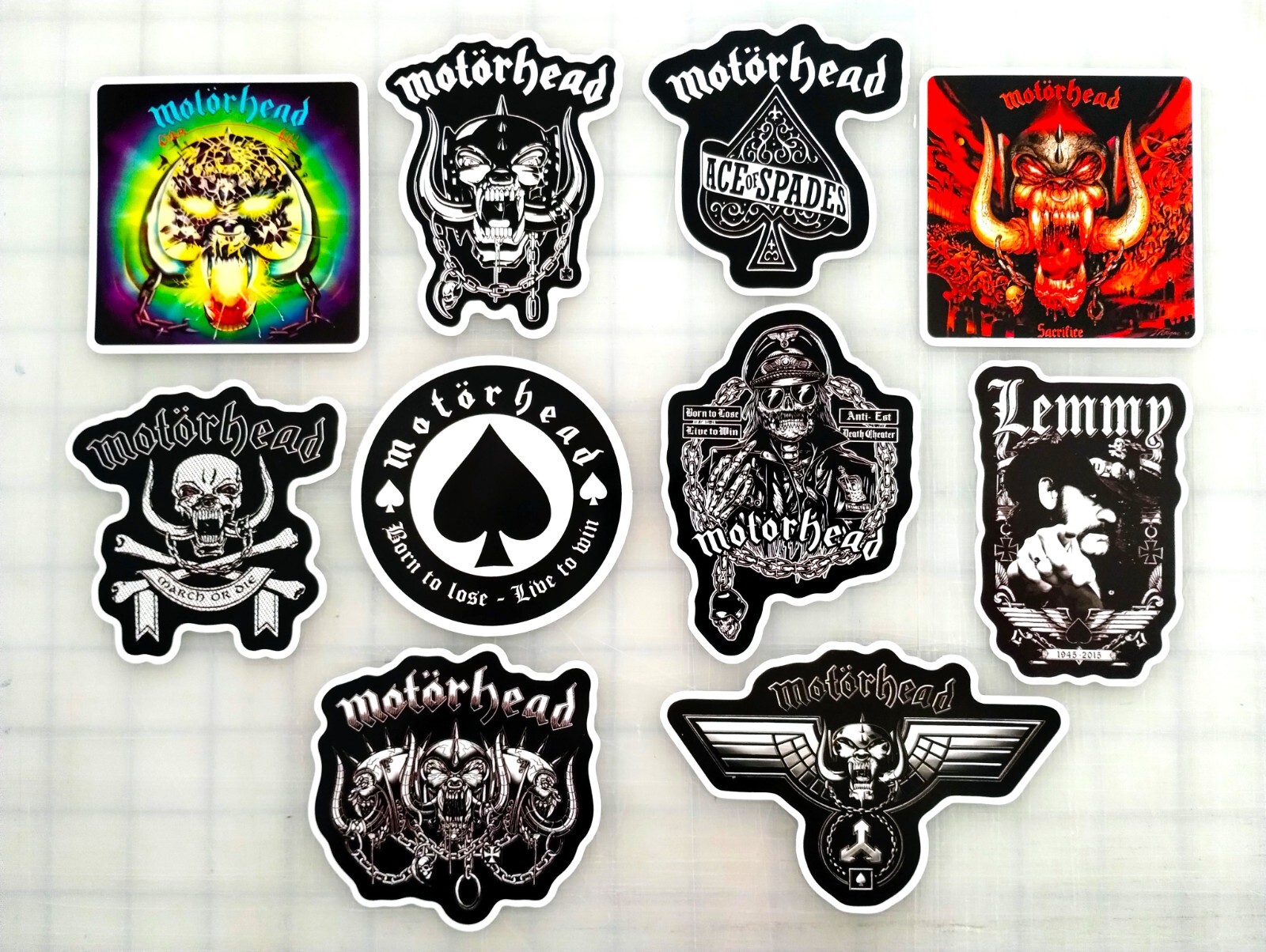 Sticker Pack (10 Vinyl Stickers) Heavy Hard rock Speed Metal Rock Band