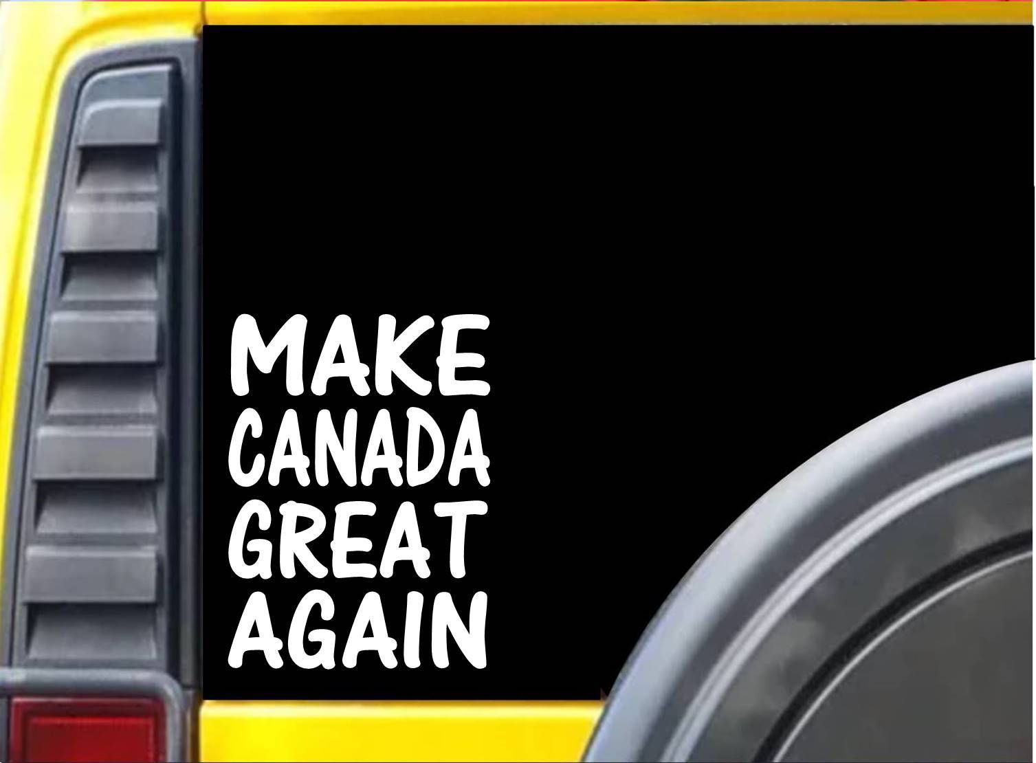 Make Canada Great Again L187 8 inch wide sticker canadien decal