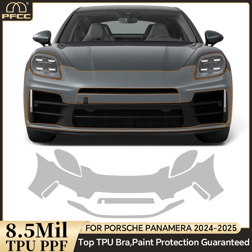 Full Car For Porsche Panamera 2024-UP Precut Paint Protection Film Clear PPF TPU