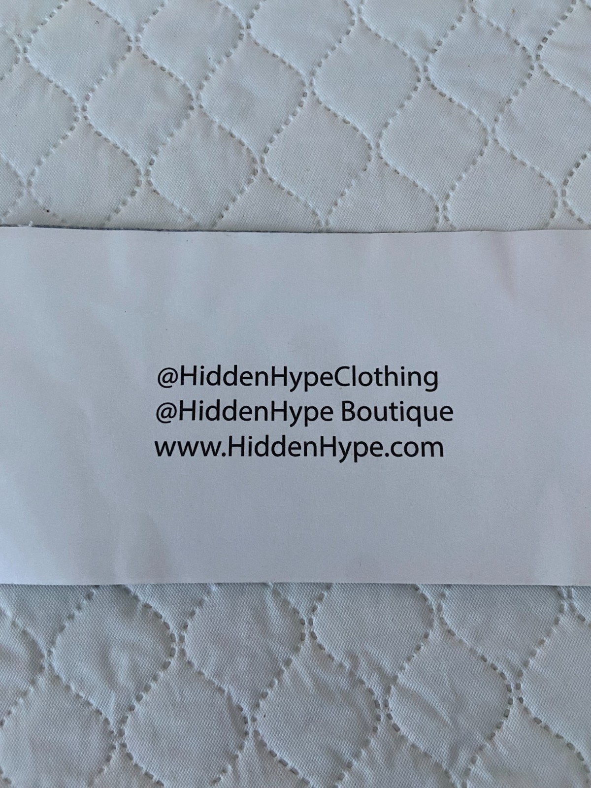 Hidden Hype Clothing Brand California Bay Area Logo Sticker Size 6 in x 3 in