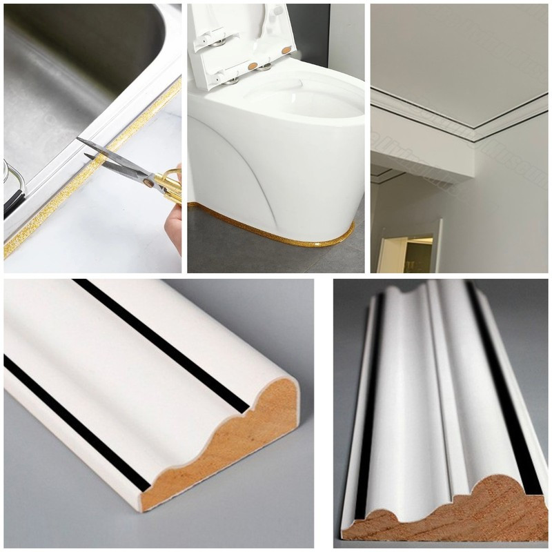 6 Meters/roll Ceramic Tile Tape Self-adhesive Floor Sealing Line Stickers