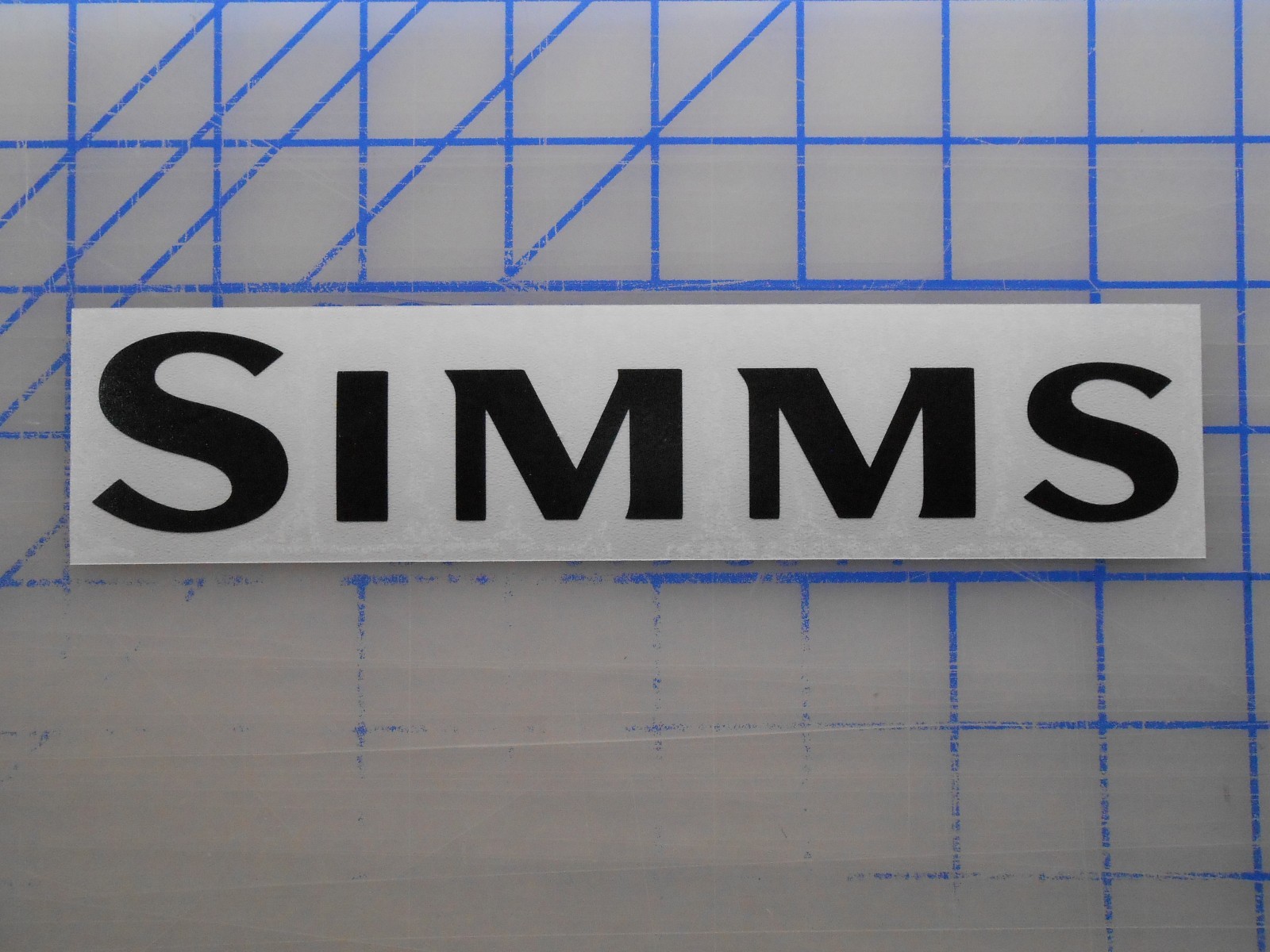Simms Decal 15" 18" 20.5" 23.5" Waders Shirt Jacket Gloves Pants Bibs Fly Rain