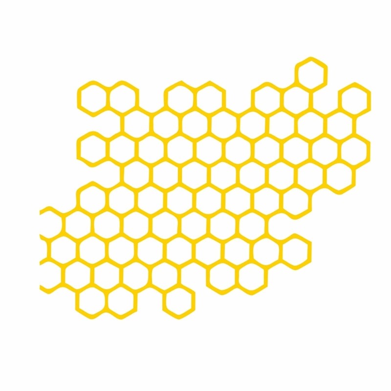 Honeycomb Style Sticker For Universal Car Body Decors Car Side Stickers PVC