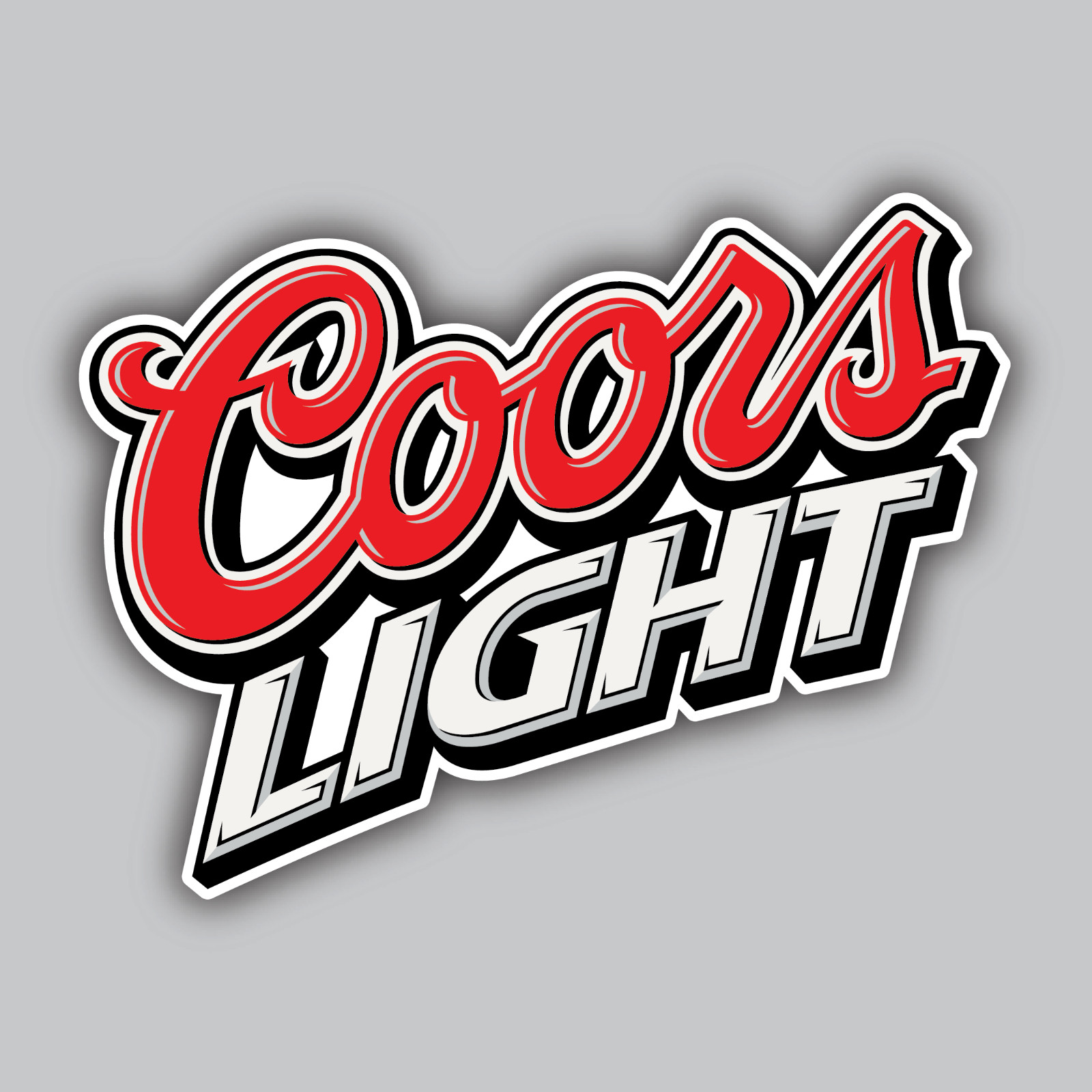 Coors Light Vinyl Sticker/Decal -Beer -Brewery -Lager -Hipster -Golden Colorado