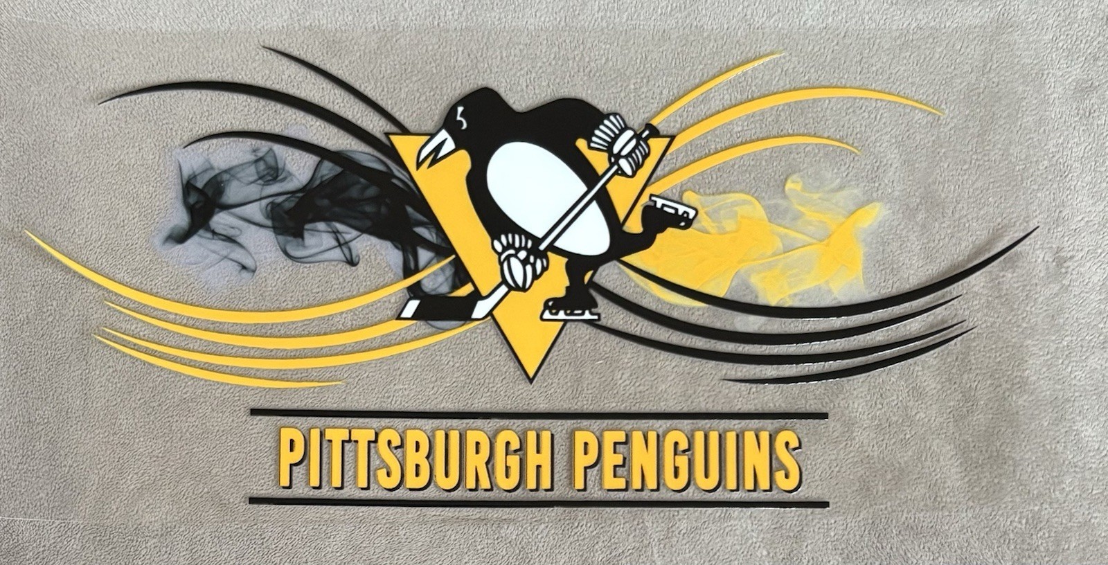 PITTSBURGH Hockey Team UV DTF Waterproof Transfer Sticker Cup Wrap DIY Cups