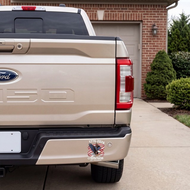 2 Pack USA 1776-2026 250th Anniversary Patriotic Eagle Decal Sticker 6.5×8"